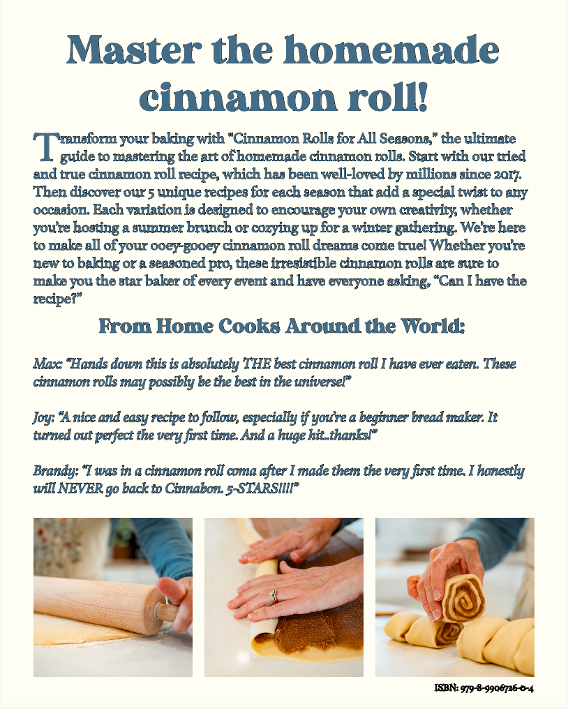 Cinnamon Rolls for All Seasons (E-Book)